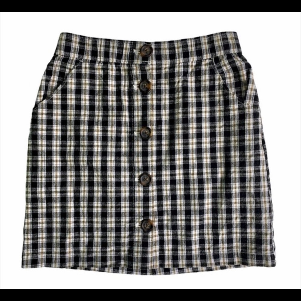 HOLLISTER Plaid Mini Skirt (Extra Small XS)